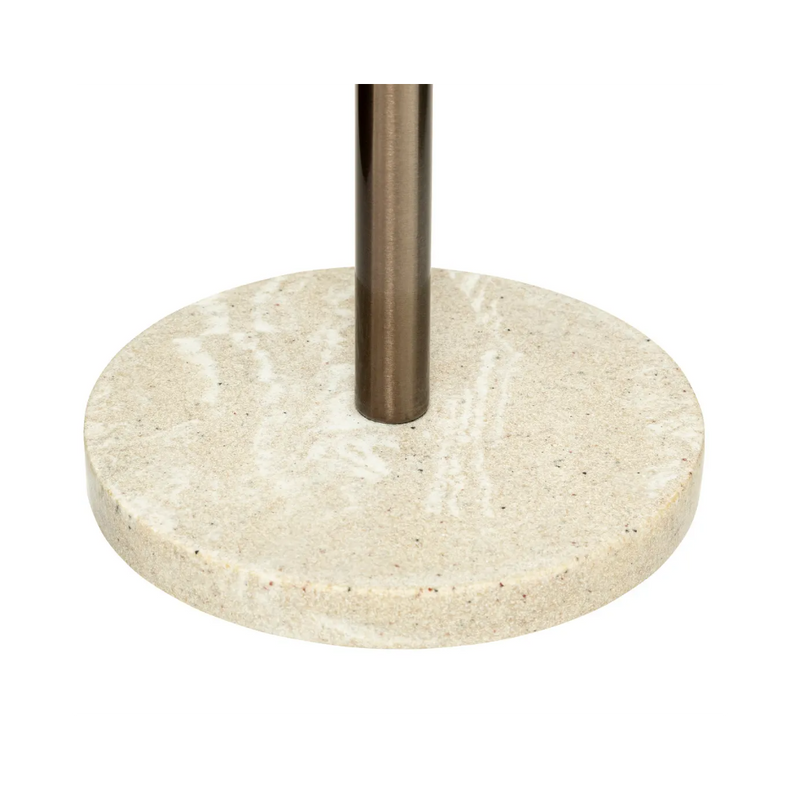Suport hartie igienica Comes White, inox, 15 x H 59.5 cm