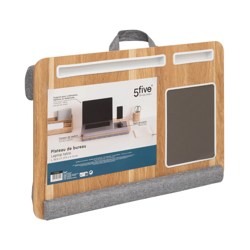 Suport lucru laptop, tableta si telfon, 55 x 37.5 x H 9 cm