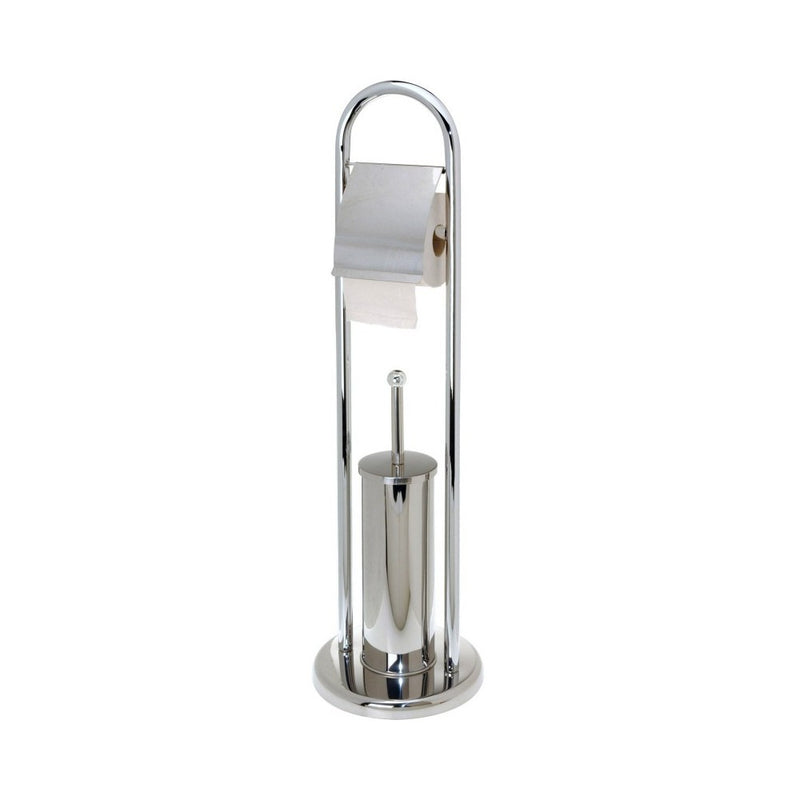 Suport perie si hartie Classico, otel cromat, H 80 cm, KO-C80410050
