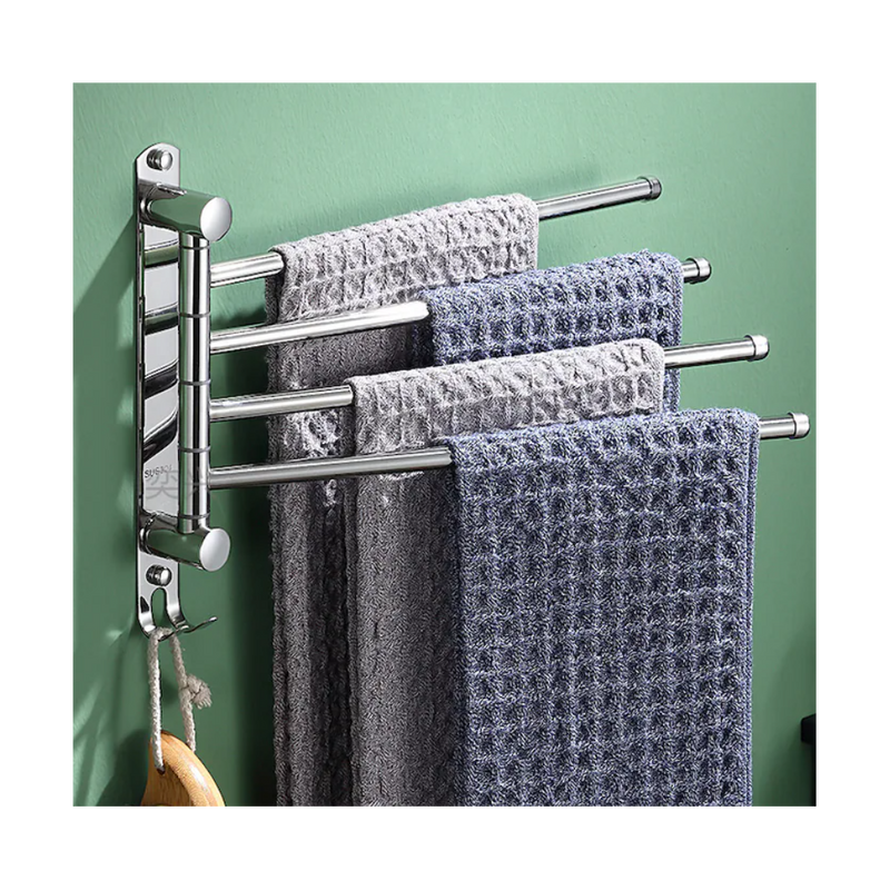 Suport prosoape Livit, metal, gri, 26 x 35 cm