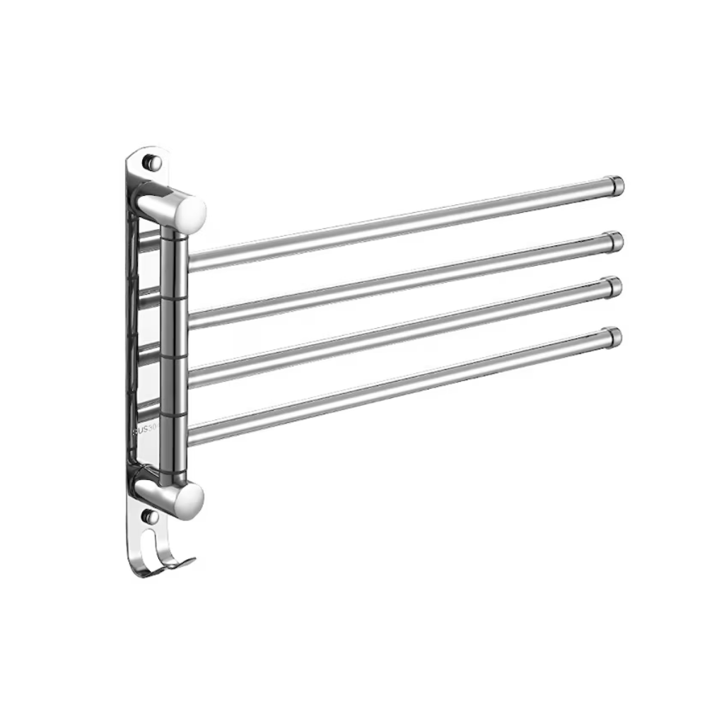 Suport prosoape Livit, metal, gri, 26 x 35 cm