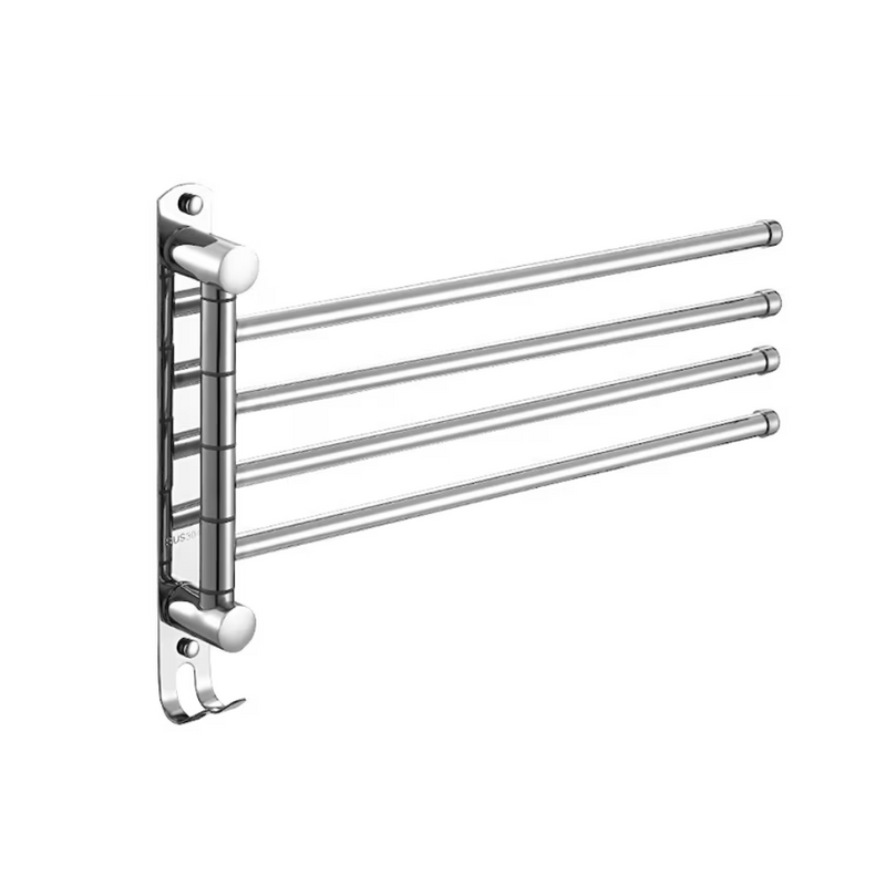 Suport prosoape Livit, metal, gri, 26 x 35 cm