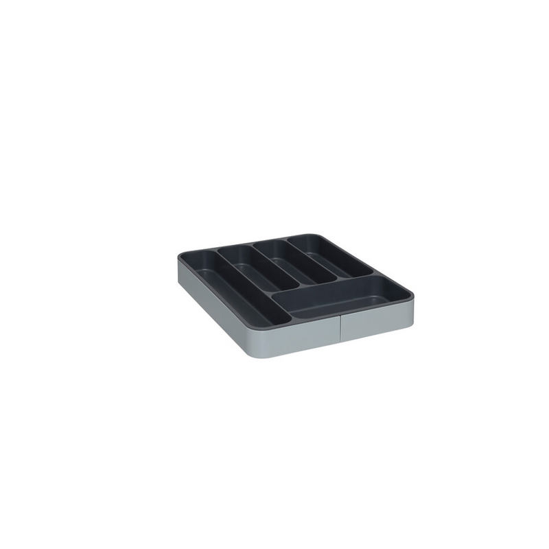 Suport tacamuri sertar Sazar, extensibil, plastic, 39 x D. 5.5 x H. 31 cm