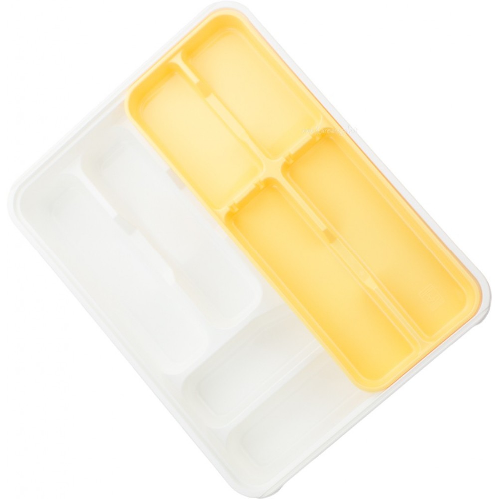 Suport tacamuri sertar Tontarelli, plastic, portocaliu, 39,5x31x7cm