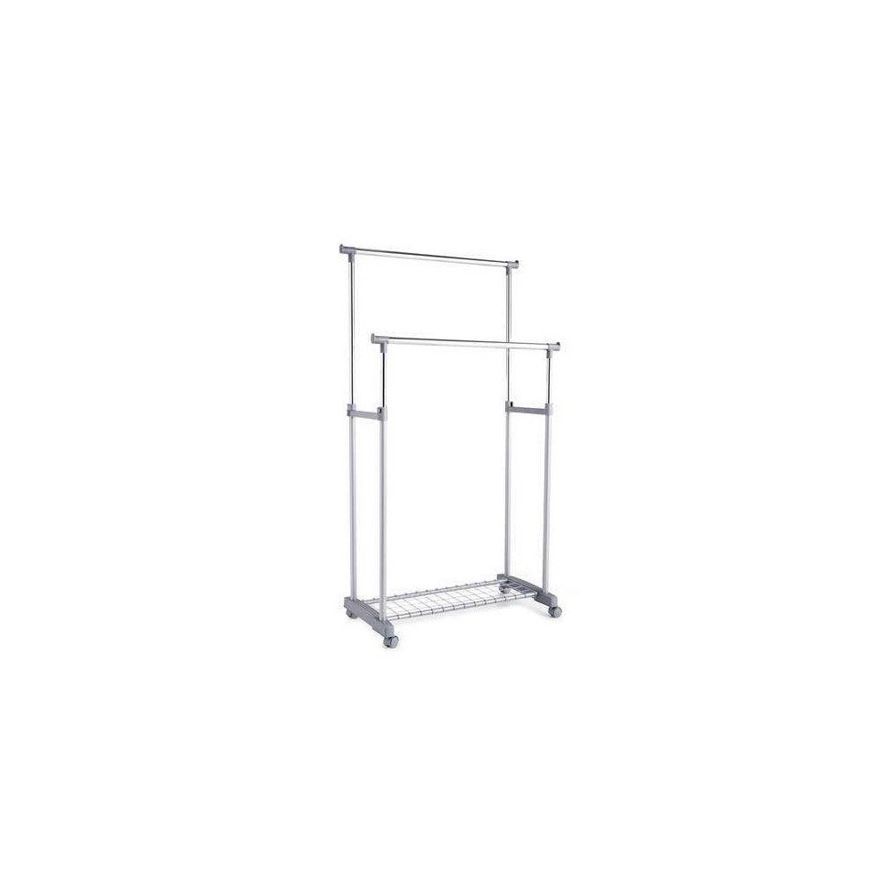 Suport umerase haine mobil dublu, 83 x 43 x 93.5-170 cm