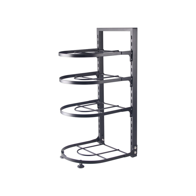 Organizator tigai Livit, 4 nivele, metal, negru, 27 X 22.5 X 52 cm