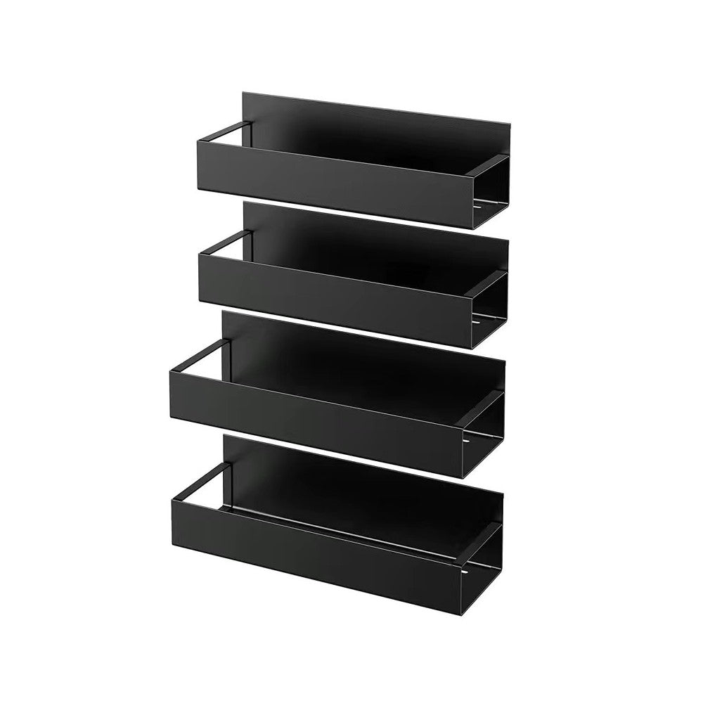 Set 4 etajere Livit Corth, metal negru