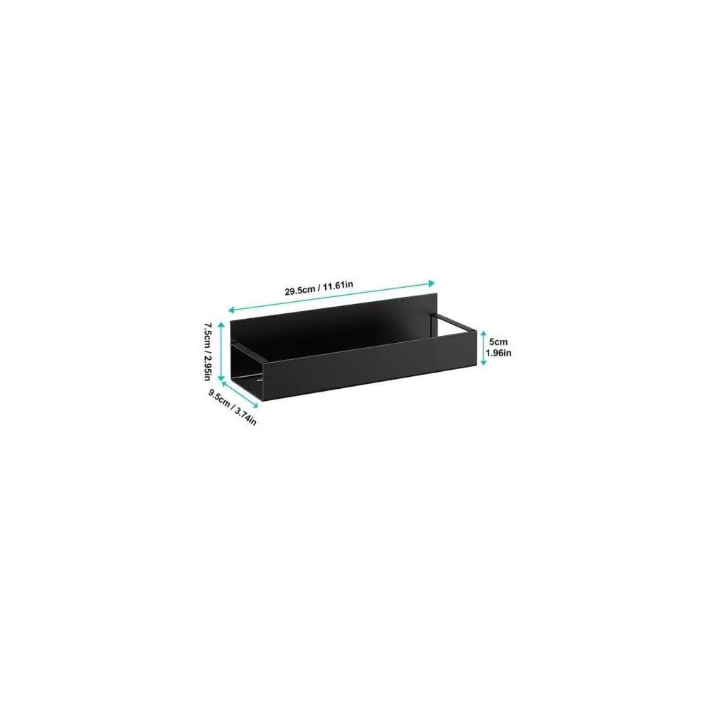 Set 2 etajere Livit Corth, metal negru