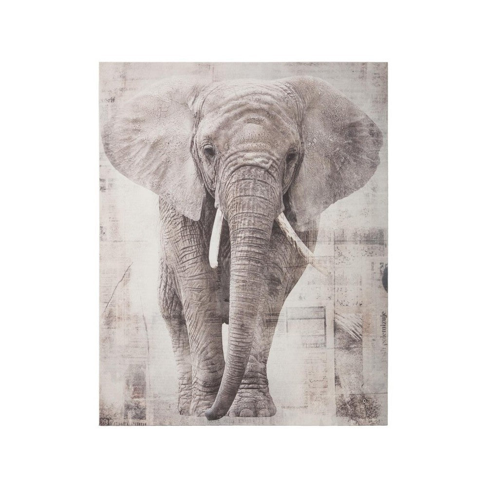 Tablou canvas Elefant, 38x48 cm