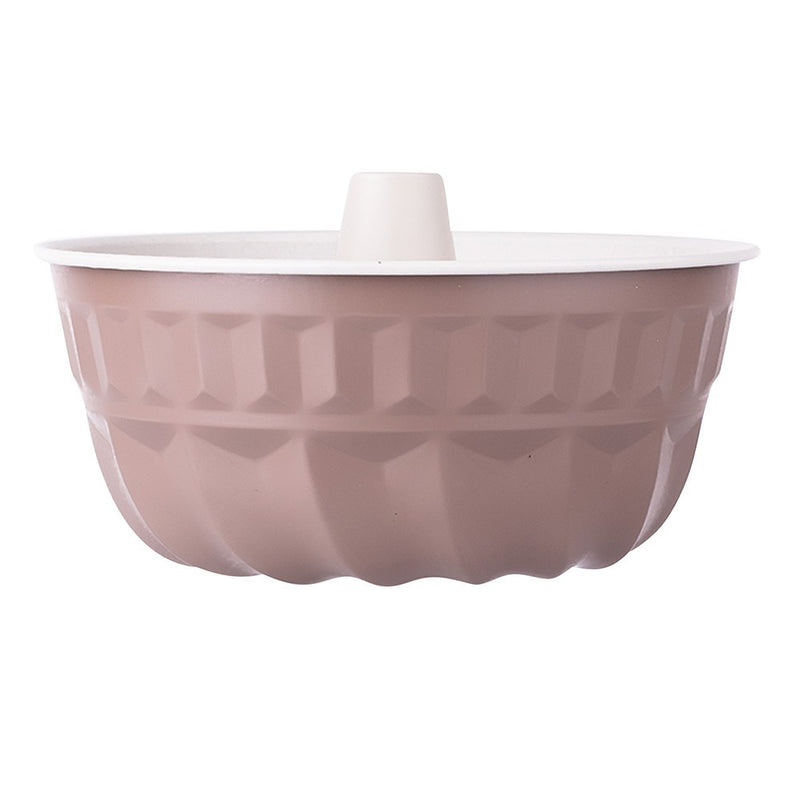 Tava chec rotunda, invelis ceramica, 22x10 cm