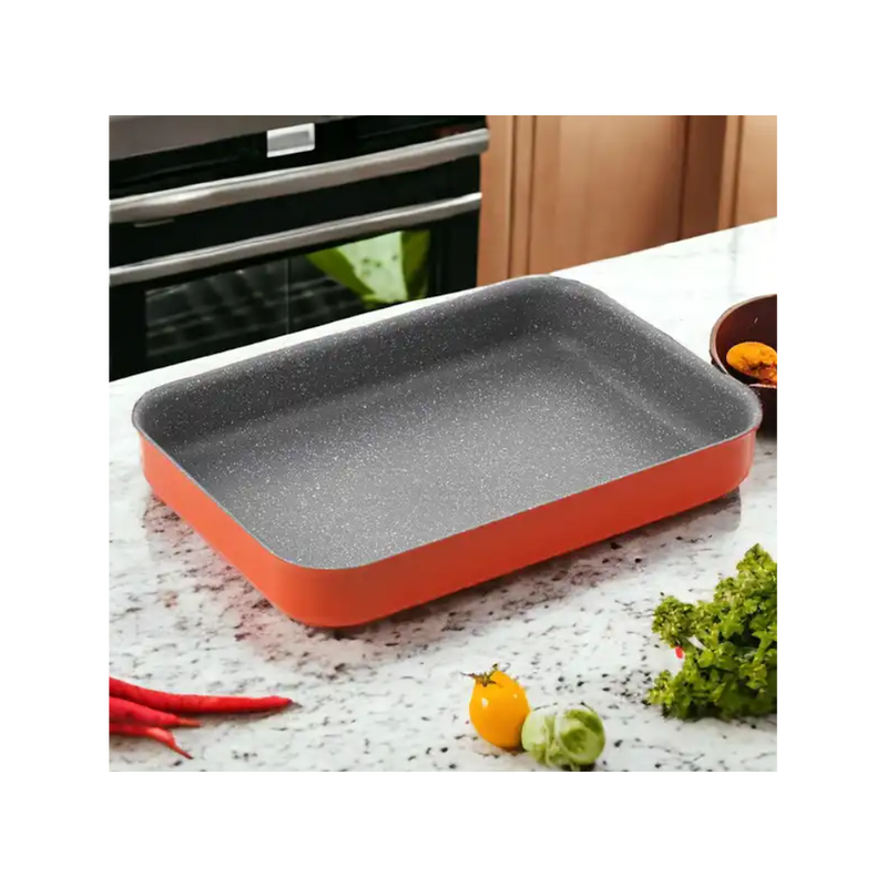 Tava cuptor Florina Chili, aluminiu, antiaderenta, 27 x 37 x 5 cm
