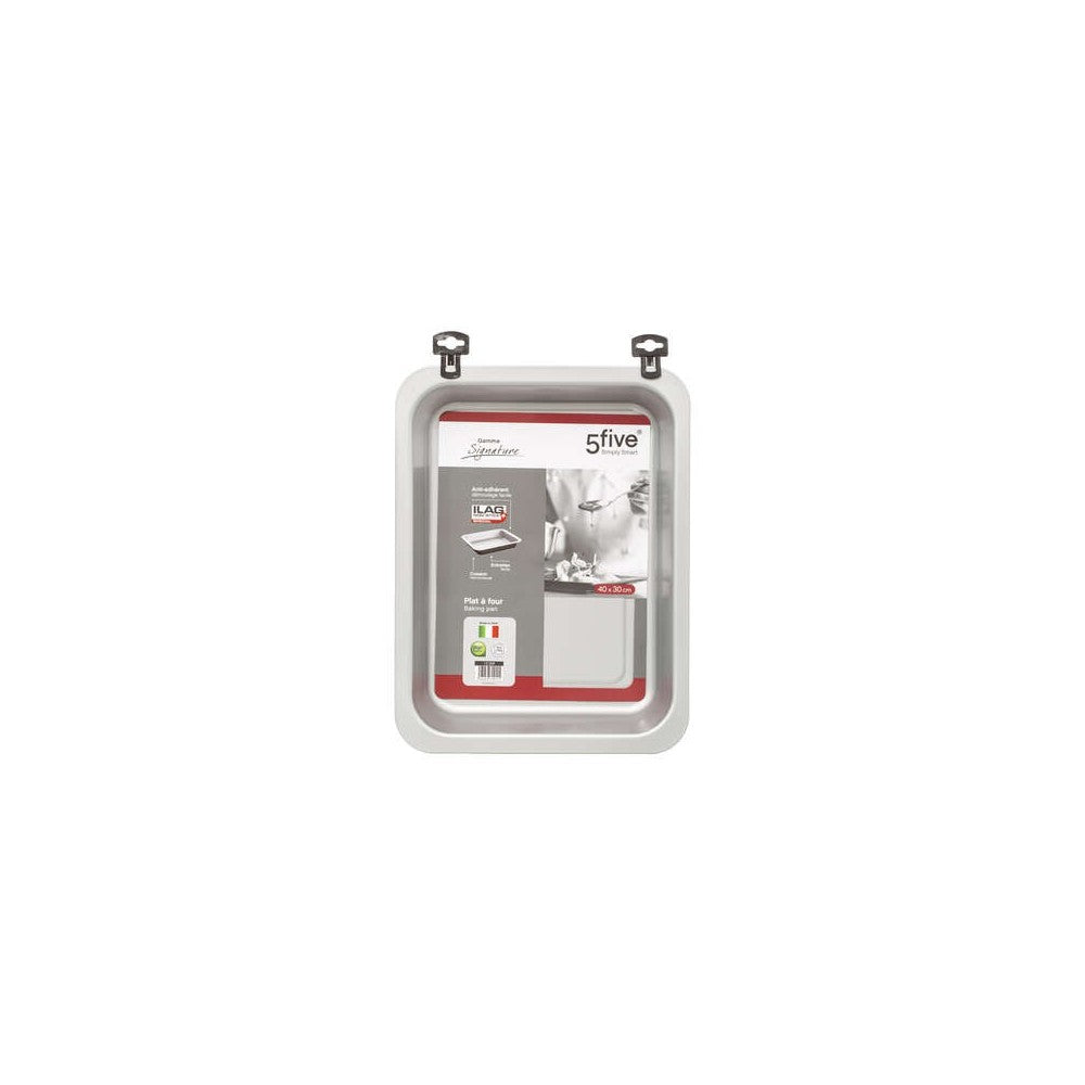 Tava cuptor Grey Line, otel, antiaderenta, 30x40x5 cm