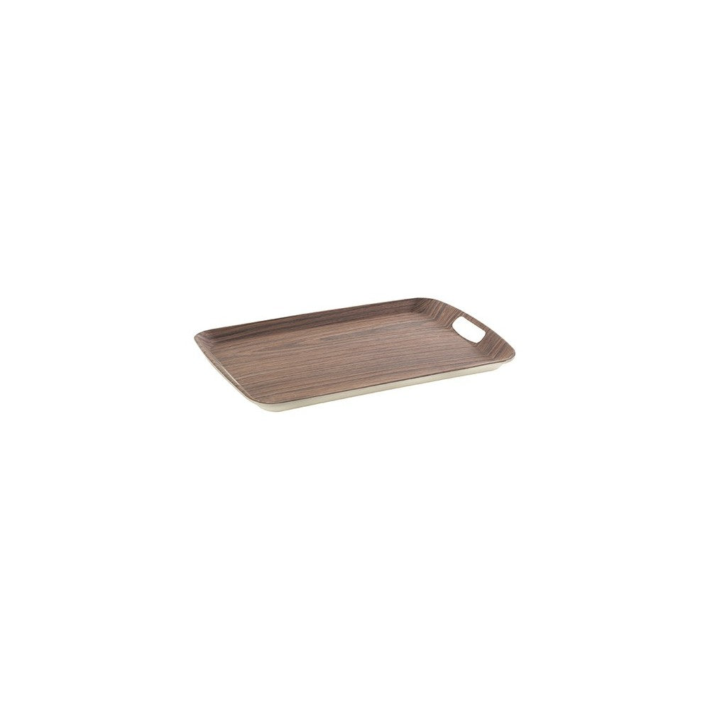Tava servire Accacia decor, melamina, 32x26 cm