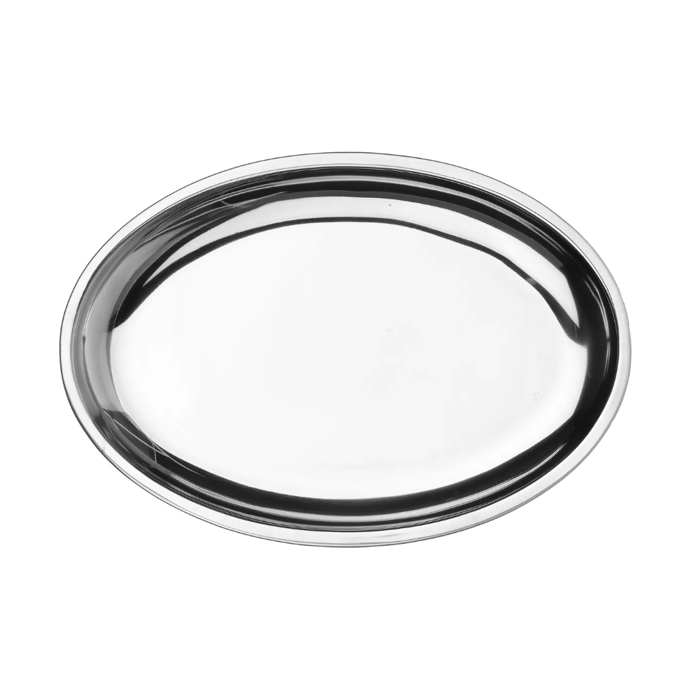 Tava servire ovala, inox, 28.5 x 41 cm