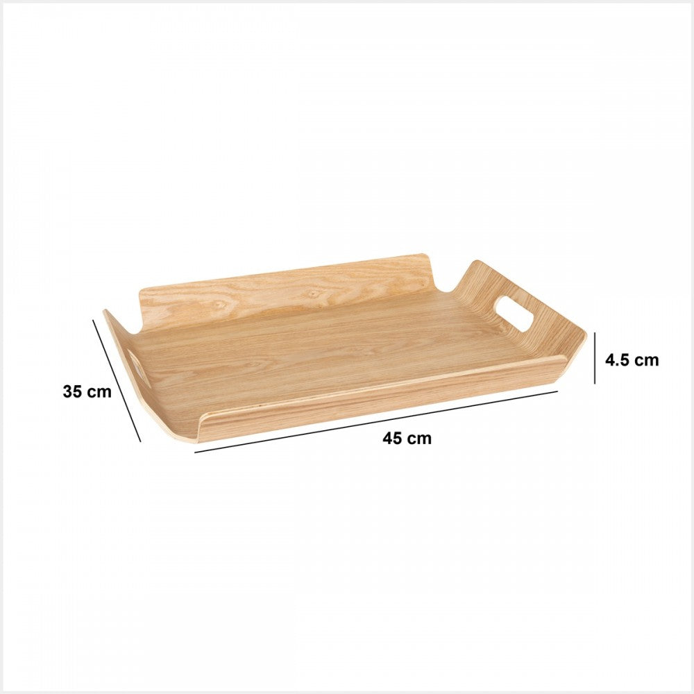 Tava servire wood Design, lemn, 45 x 35 x H 4.5 cm