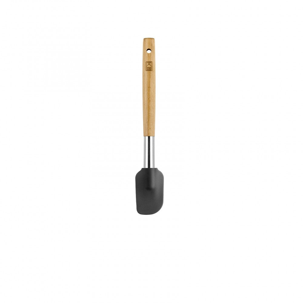 Spatula BRA Market, maner lemn, cap silicon, 27 x 2 cm