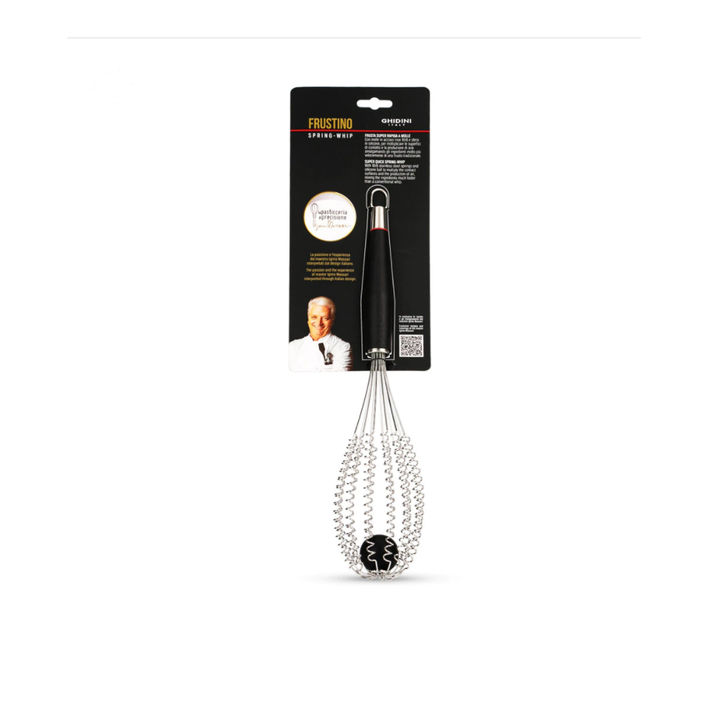 Tel profesional Ghidini Iginio Massari, inox, 34 cm, maner 14 cm