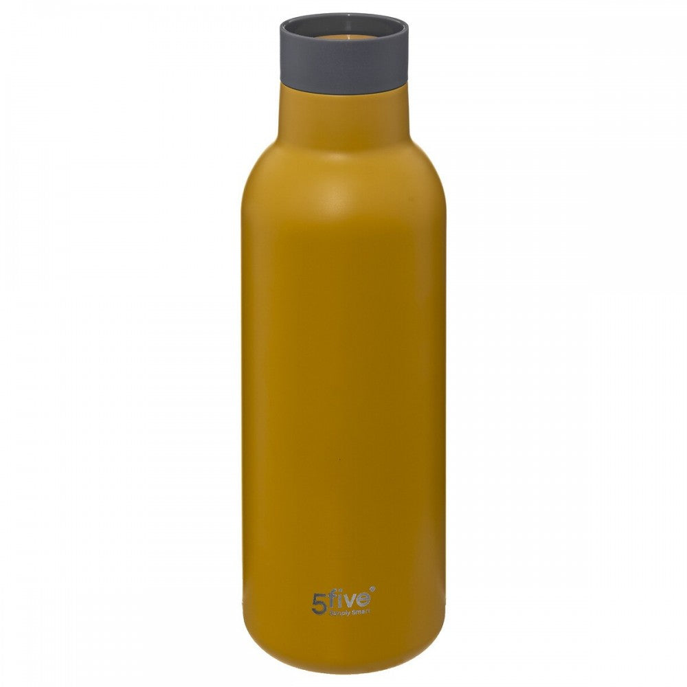 Termos Bottle Zerro, galben, 0.45 litri, inox, 7 x H 23 cm