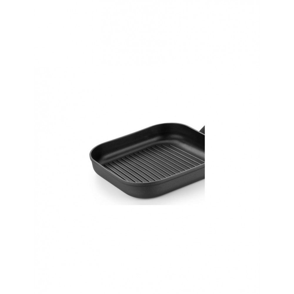 Tigaie Grill Monix Fuego, invelis antiaderent Xylan, aluminiu 4 mm, 28x28 cm