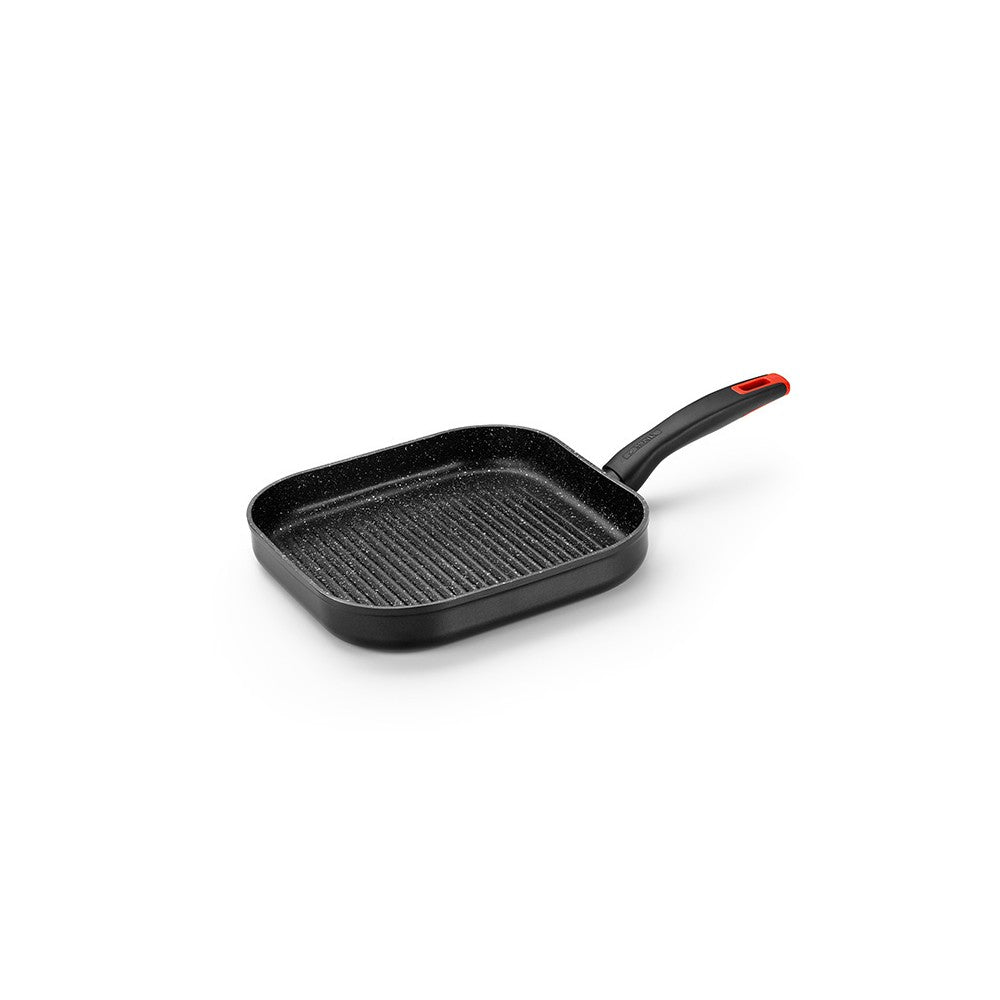 Tigaie Grill Monix Titan Rock, strat antiaderent Quantanium, aluminiu 4 mm, 28x28 cm