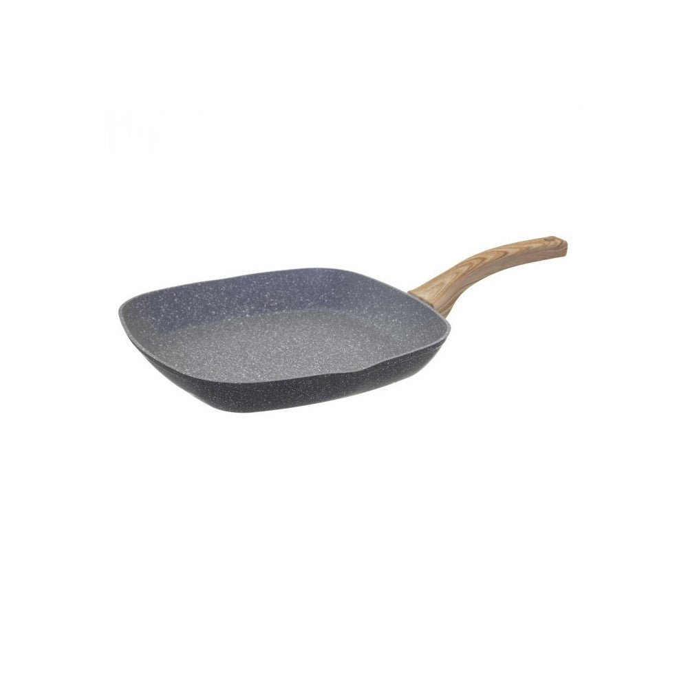 Tigaie grill SG Forge, granit, aluminiu forjat, 28 x 28 cm, cu inductie