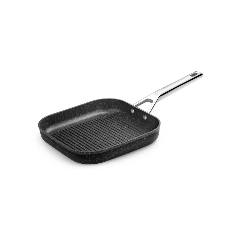 Tigaie Grill Monix Black Mineral, aluminiu 28 x 28 cm