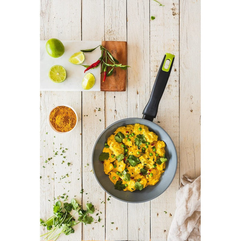 Tigaie wok Monix Eco Nature, aluminiu, baza full inductie, 28 cm