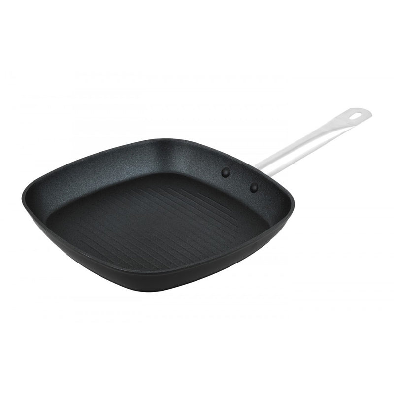 Tigaie Grill Stellaris Profi, aluminiu, interior antiaderent Procalon Plus, 28x28 cm