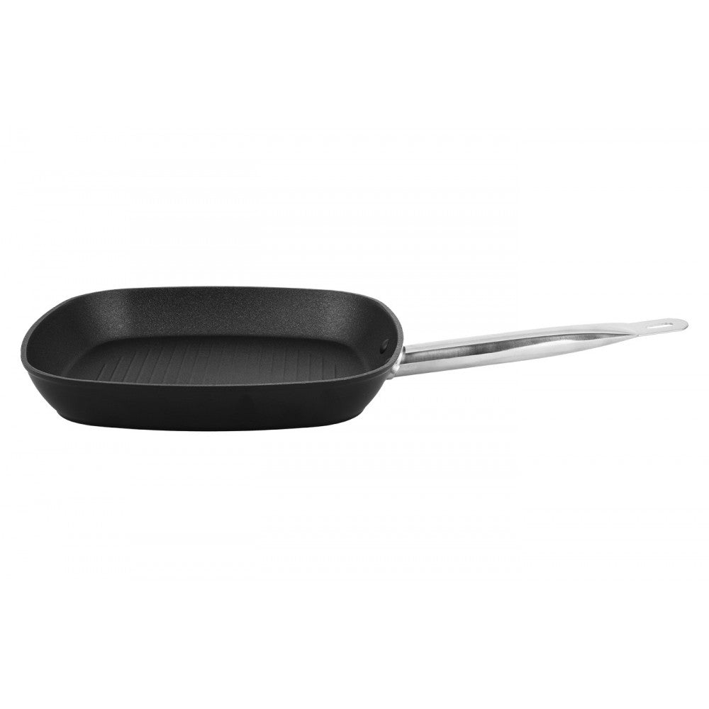 Tigaie Grill Stellaris Profi, aluminiu, interior antiaderent Procalon Plus, 28x28 cm