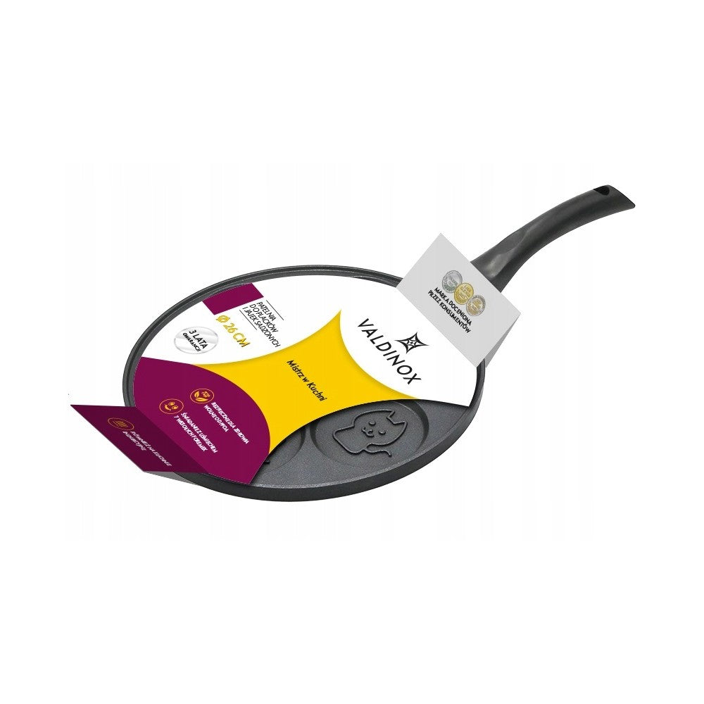 Tigaie Altom pancake, aluminiu, inductie, 26 cm