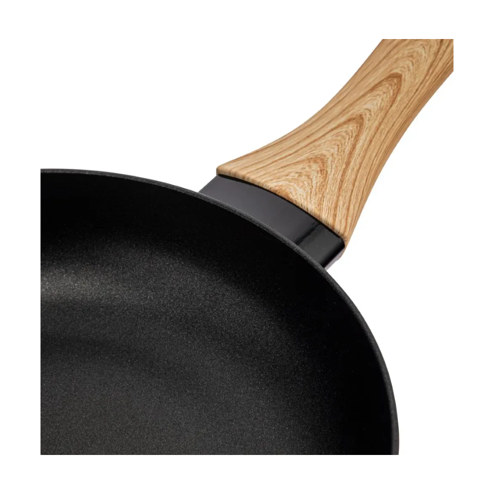 Tigaie Natura Light, aluminiu, negru, antiaderenta, 24 cm