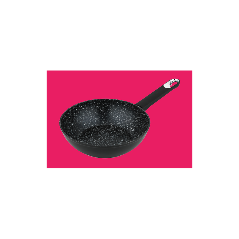 Tigaie Wok Marburg+, aluminiu, invelis Procalon Plus, 24 cm