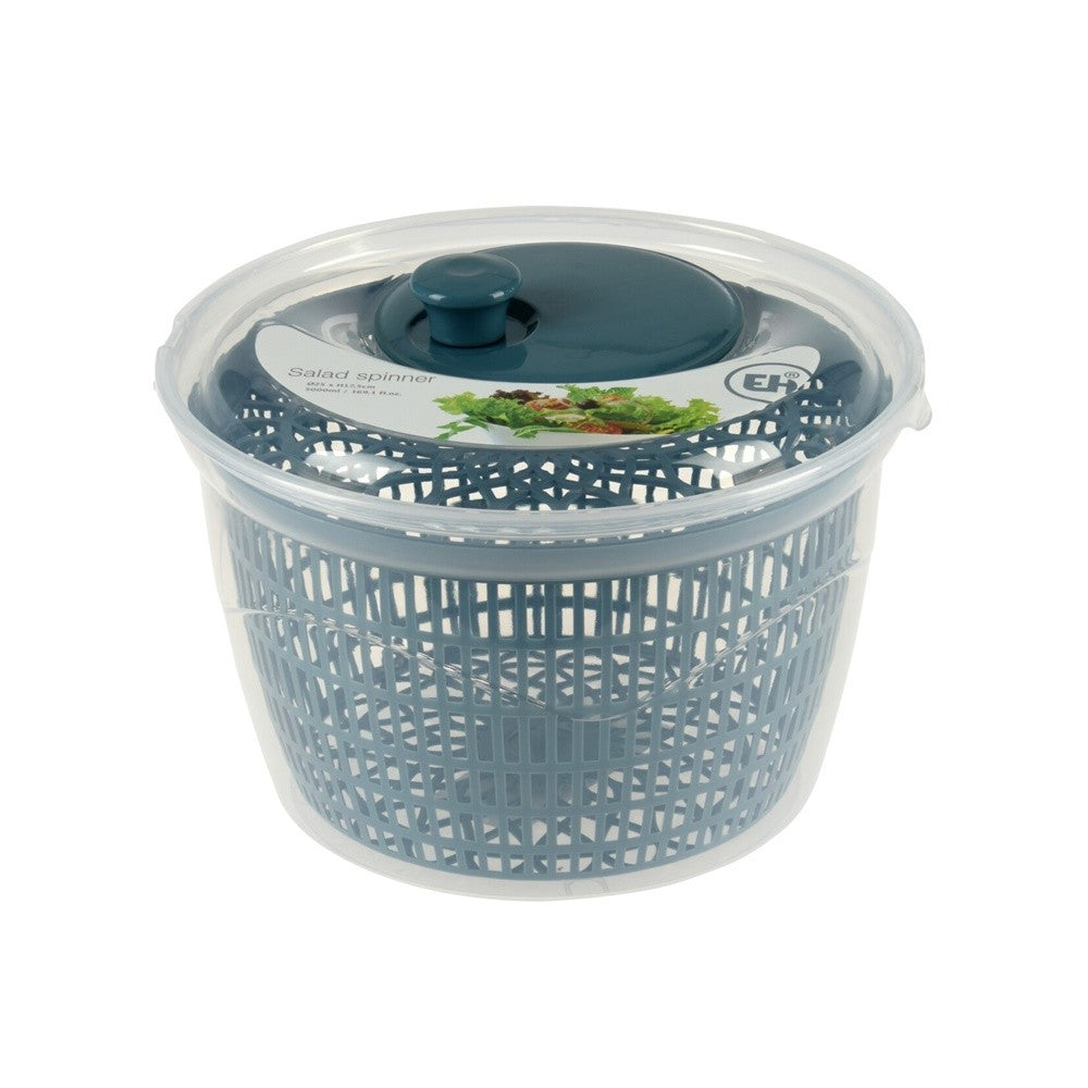 Uscator salata Almere, albastru, plastic, 25 x 18 cm, 5 litri