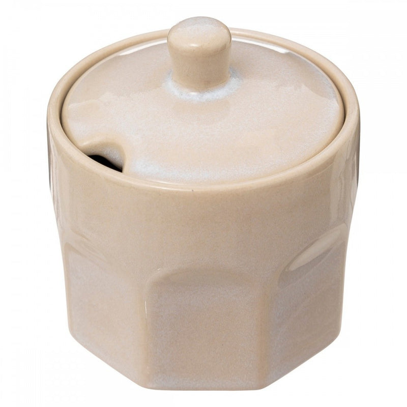 Zaharnita Roma White Crem, ceramica, 8 x H 8.8 cm