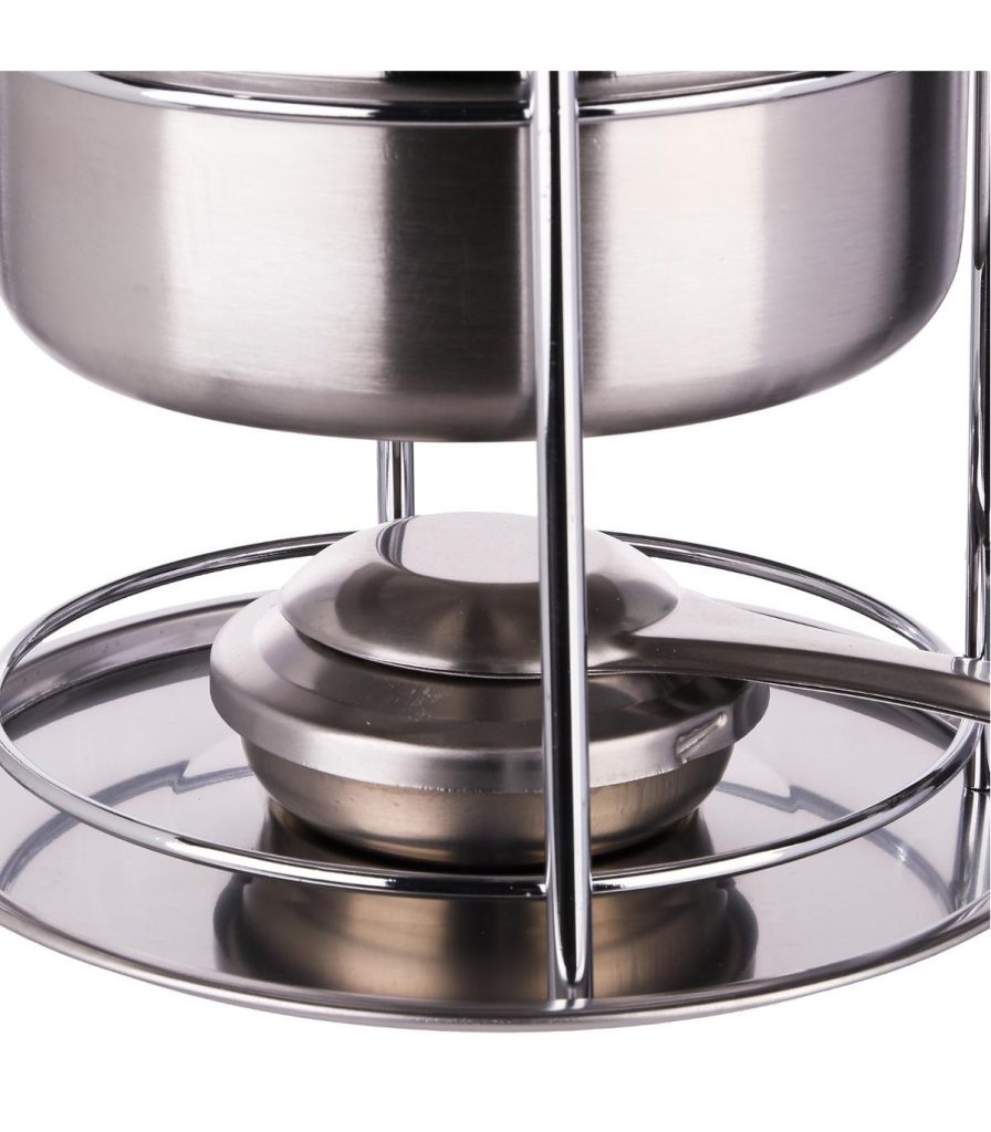 Set servire Fondue SG, inox, 6 persoane, 19 x 17 cm