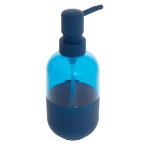 Dozator sapun Twin Navy, plastic, 6,5x19 cm