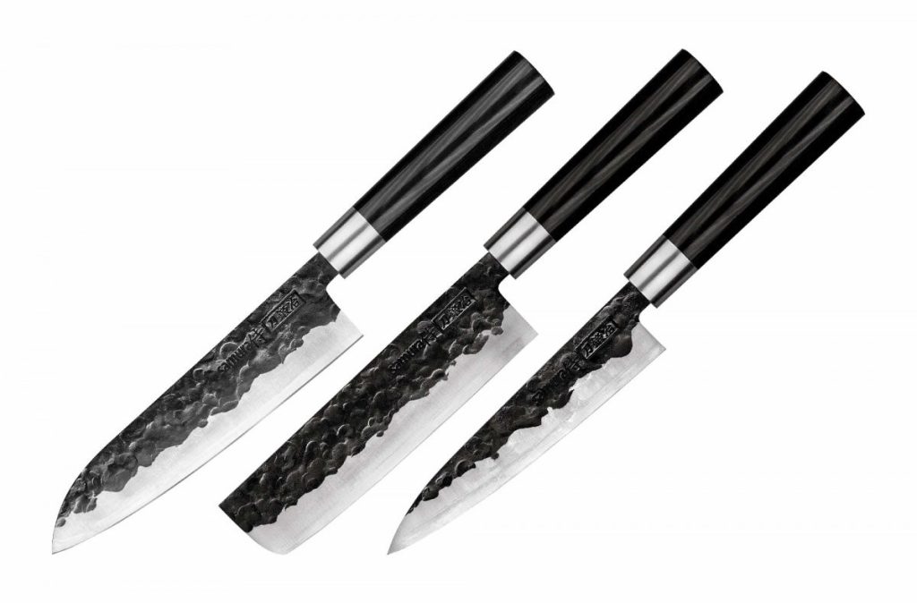 Set cutite Black Smith, otel carbon, 3 piese