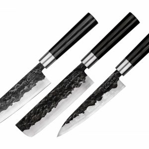 Set cutite Black Smith, otel carbon, 3 piese