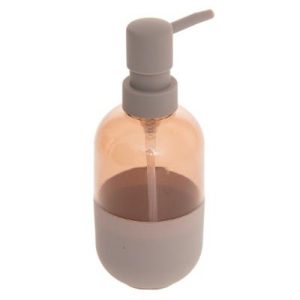 Dozator sapun Twin Bej, plastic, 6,5x19 cm