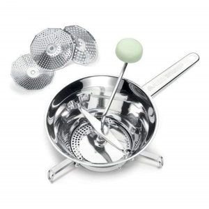 Pasator legume Ghidini Vera, inox, 20 cm, 3 discuri