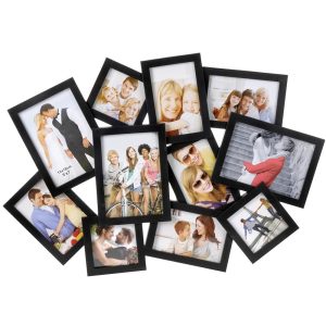 Ansamblu rame foto Elea Black, L. 63 x l. 2 x H. 43 cm