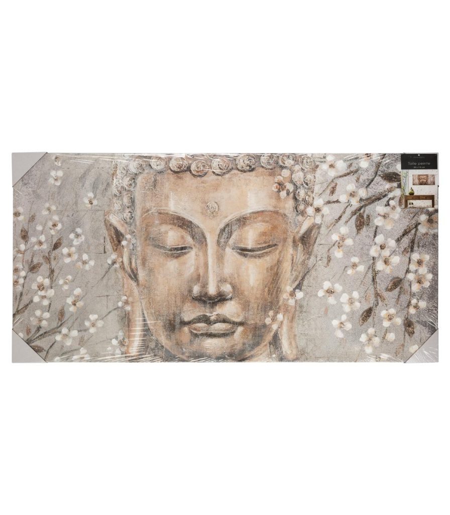 Tablou canvas Bouddha Flower, 118x58 cm