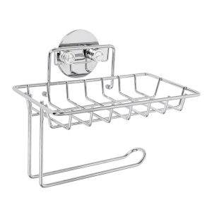 Suport hartie igienica cu raft cu prindere autoadeziva 3M AWD02091395