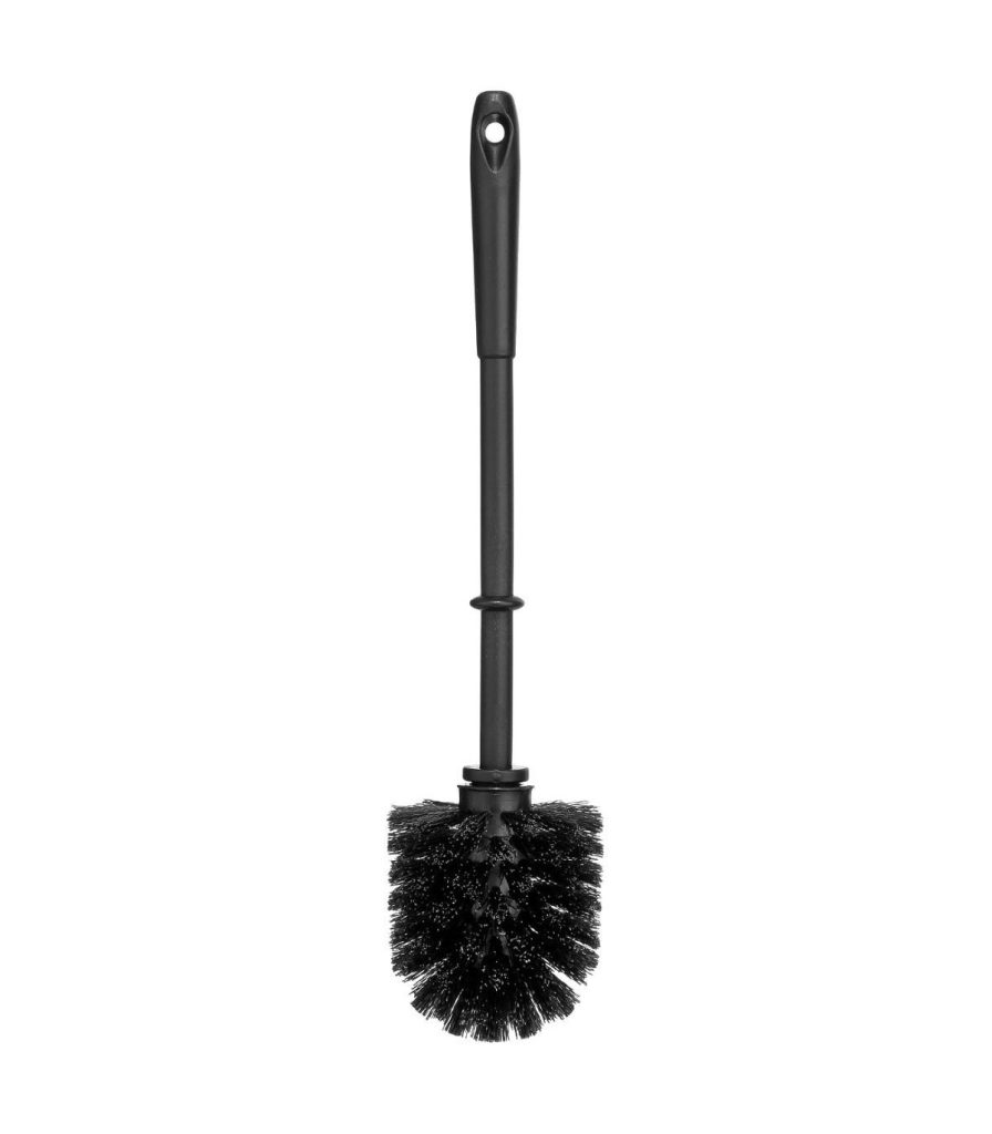 Perie de WC Brosse, gri, plastic, 13.5x41 cm