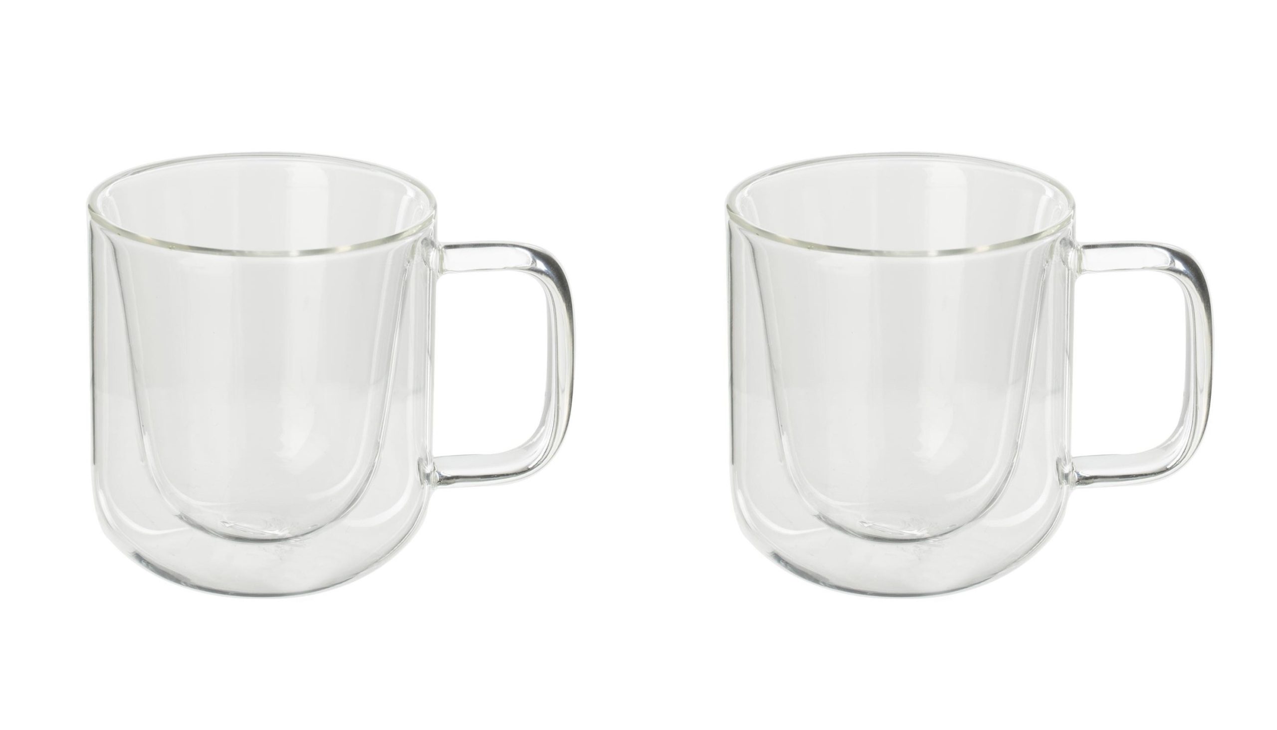 Set 2 cani Athea, sticla borosilicata, 200 ml, 8x8.5 cm