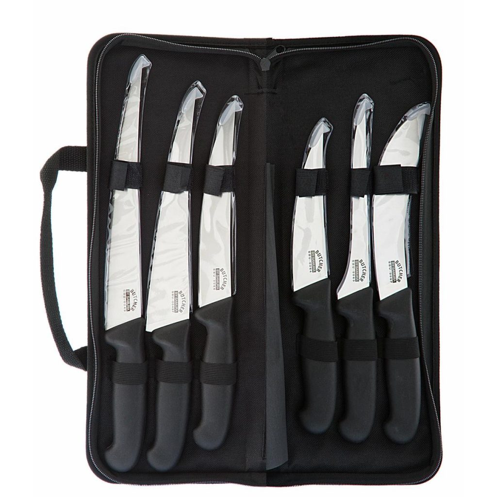 Set cutite macelarie Samura Butcher, HRC 59, otel japonez, 6 piese