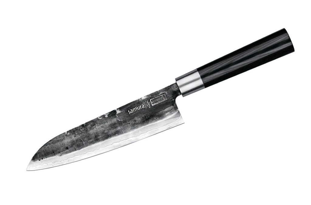 Cutit santoku Samura Super 5, otel japonez AUS 10, HRC 60, 18 cm