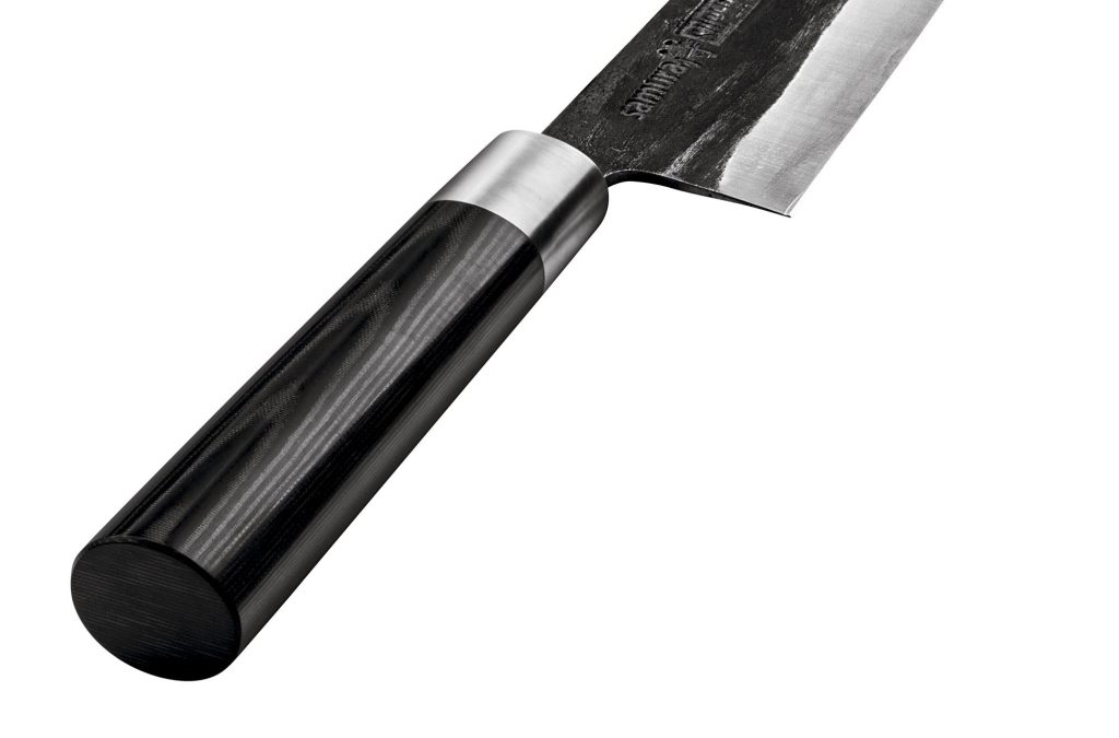 Cutit santoku Samura Super 5, otel japonez AUS 10, HRC 60, 18 cm