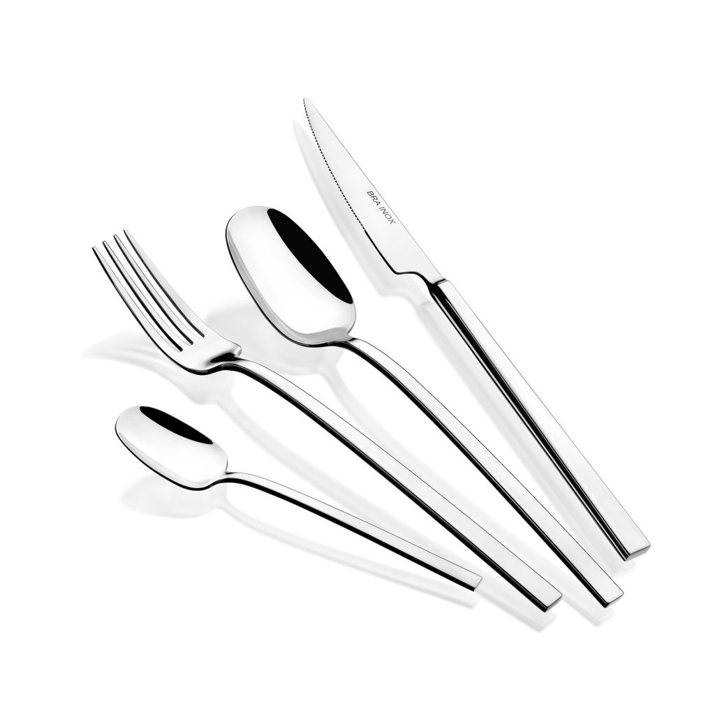 Set 24 tacamuri BRA Trevisio, inox 18/10, 4 mm