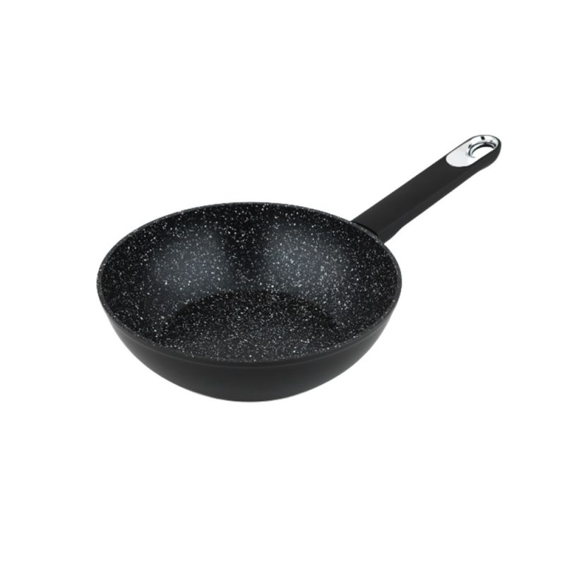 Tigaie Wok Marburg+, aluminiu, invelis Procalon Plus, 24 cm